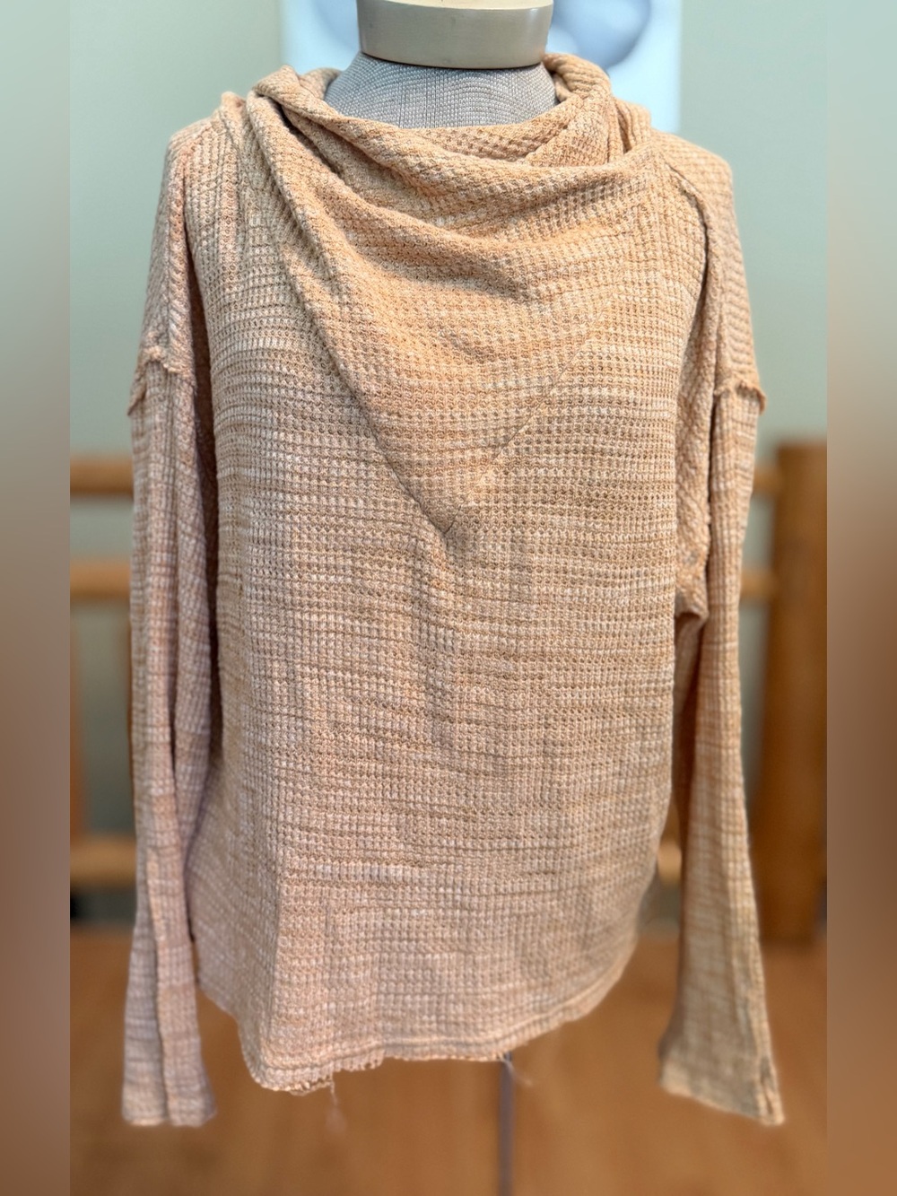 FP Beach Knit Women's Pullover Sweater - Blush